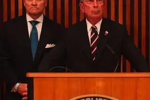 Police Commissioner Kelly and Mayor Bloomberg earlier this year
